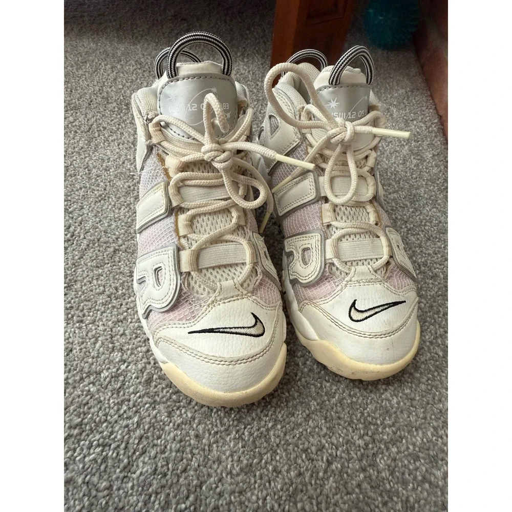 Nike Air More‎ Uptempo '96 QS Thank You, Wilson Kid's Sz 2Y Sail White